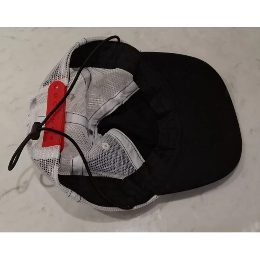 NWT~CHAMPION Pet Snapback Hat Adjustable Chin Strap LG/X-LG